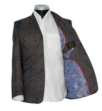 Steve Marriott 65's Navy Blue Contrast Paisley Mod Blazer