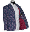 Steve Marriott 60's Navy Blue Purple Paisley Mod Blazer