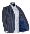 Peter Noone Navy Blue Contrast Boating Mod Blazer