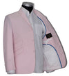 Brian Jones Seersucker Pink Colour Mod Blazer