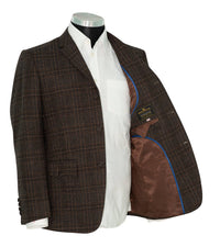 Pete Townshend Tweed Chocolate Brown Mod Jacket