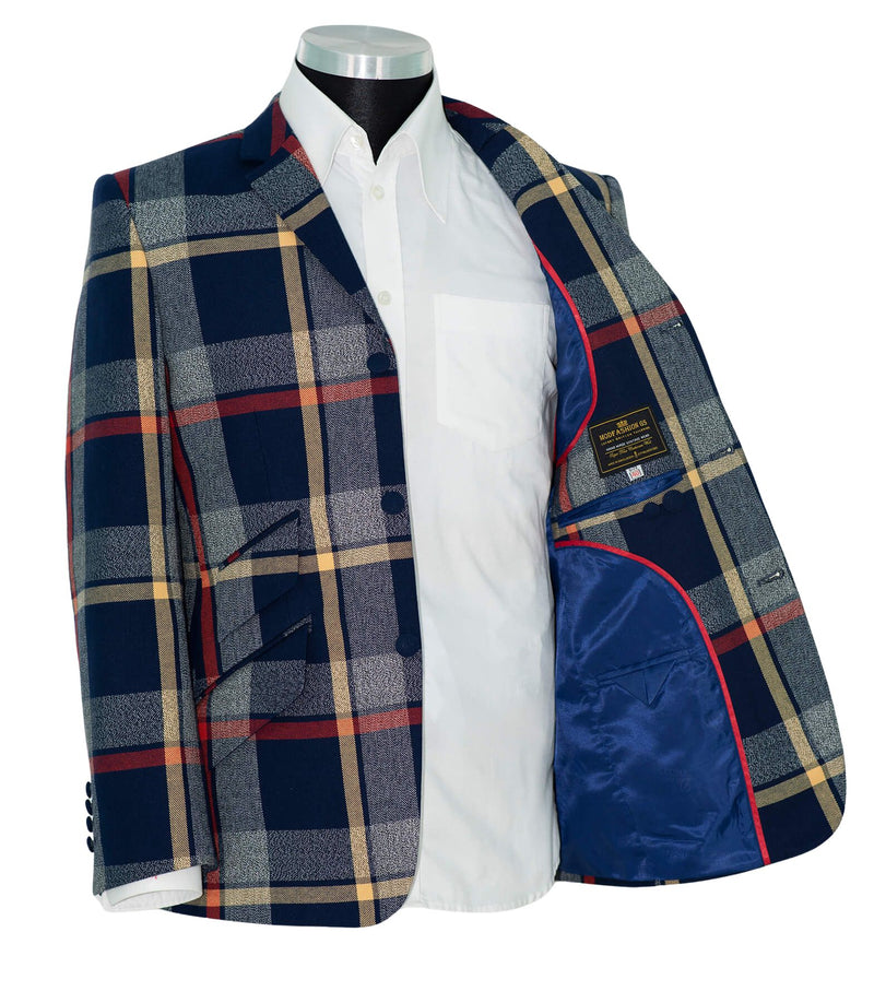 SALE Steve Marriott Tweed Vintage Check Mod Blazer (40 Regular)
