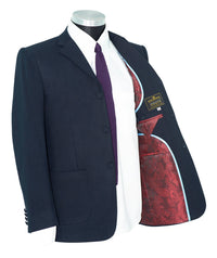 Weller Patch Pocket Wool Navy Blue Mod Blazer