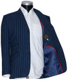 Rick Buckler Wool White Stripe Navy Boating Mod Blazer