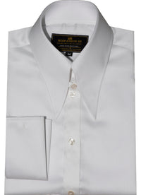 Spearpoint Tab Long Collar White Mod Shirt