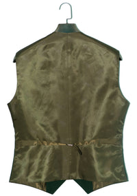 SALE Green Notch Lapel Waistcoat (40 Regular)