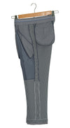 Tailored 60's Retro Houndstooth Grey Mod Trouser
