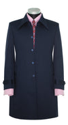 Navy Blue Mac Men's Overcoat