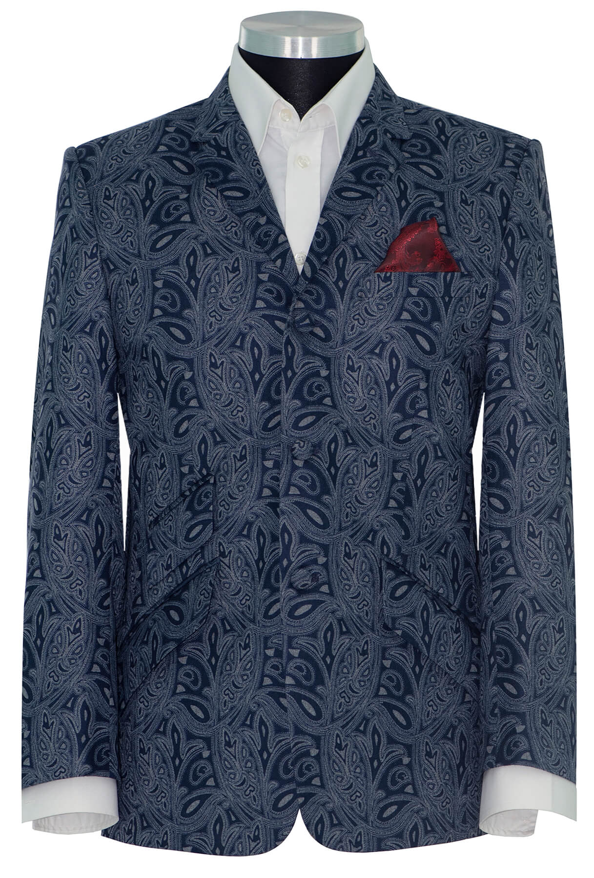 Steve Marriott 60's Navy Blue Paisley Mod Blazer