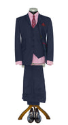 John Entwistle Navy Blue 3 Piece Mod Suit