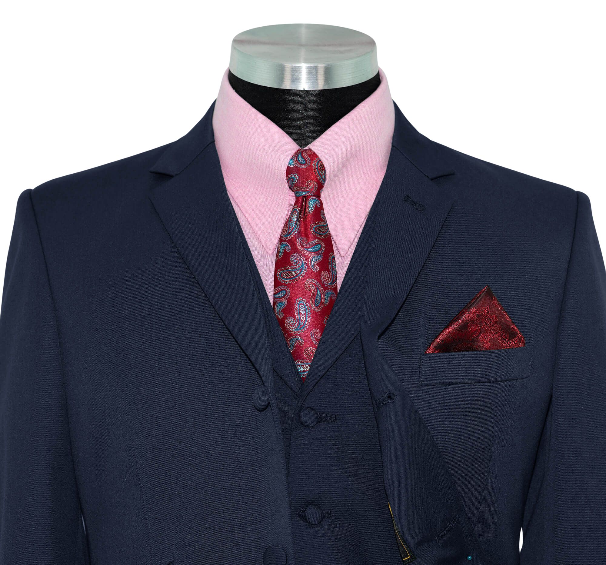 John Entwistle Navy Blue 3 Piece Mod Suit