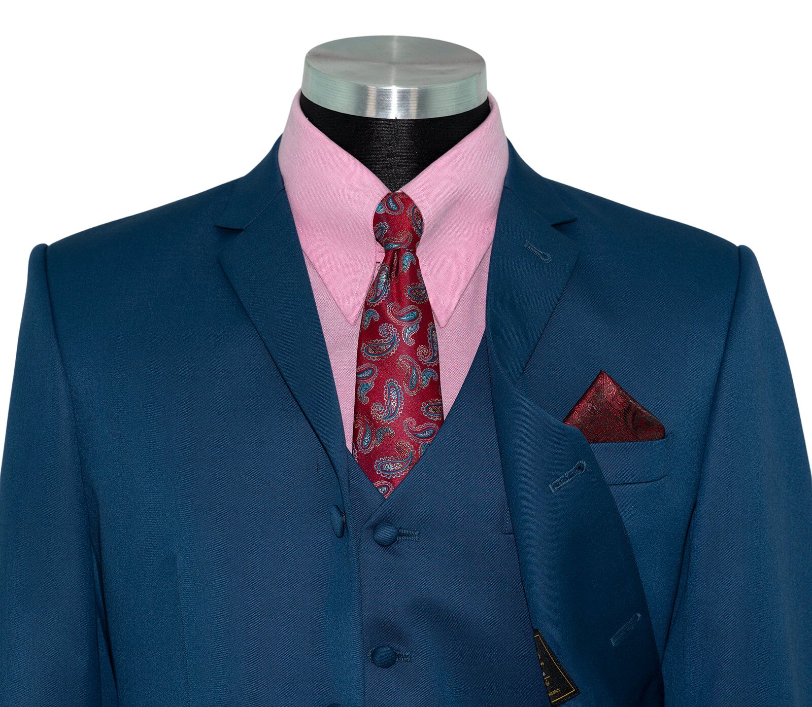 Kenny Jones Yale Blue 3 Piece Suit