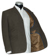 David Waller Olive Flannel Wool Mod Suit 1960's