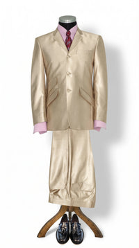Peter Best Pale Gold Tonic Suit 1960's Style