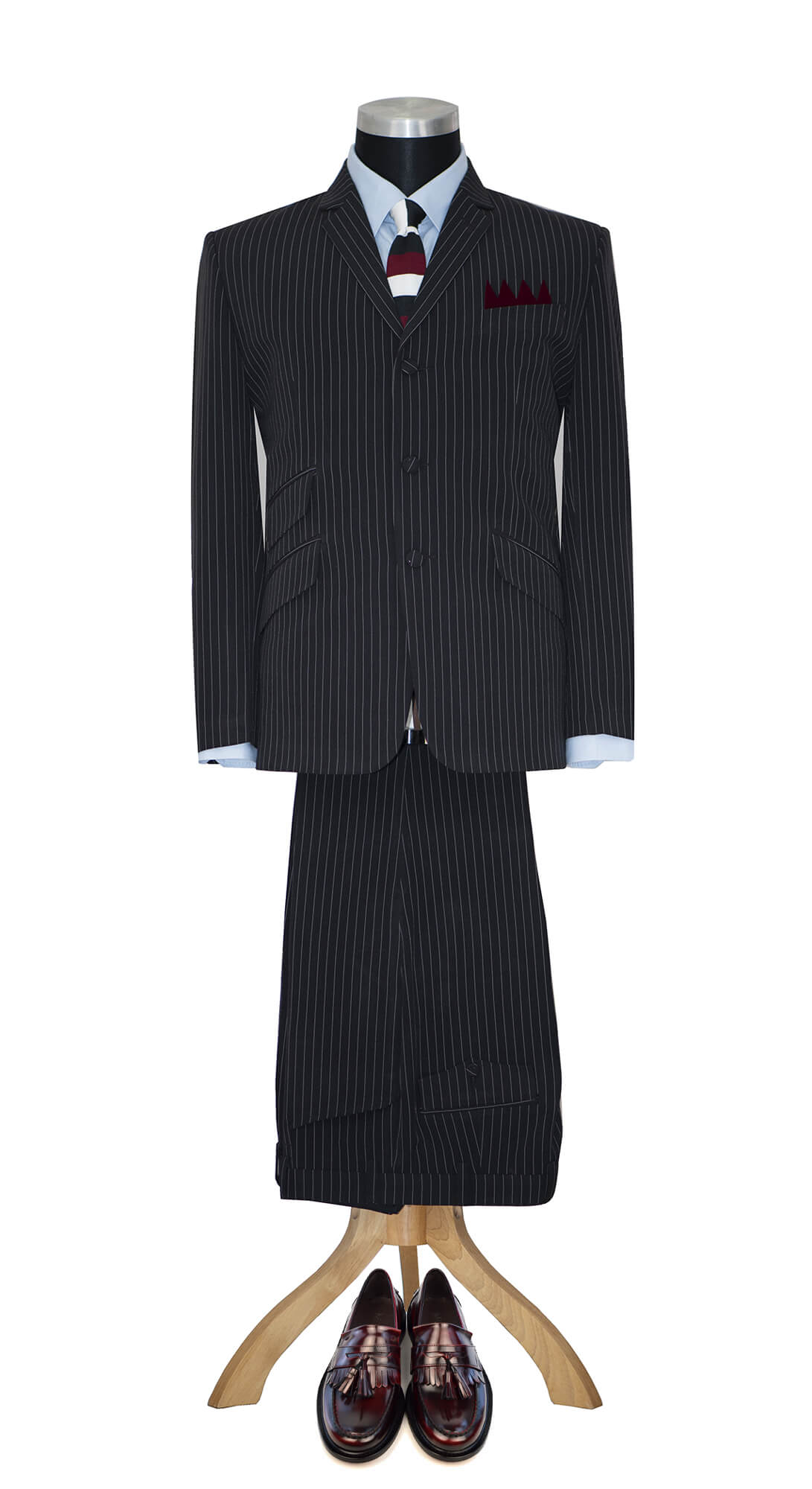 Zak Starkey Pinstripe Suit 1960's Mod Style