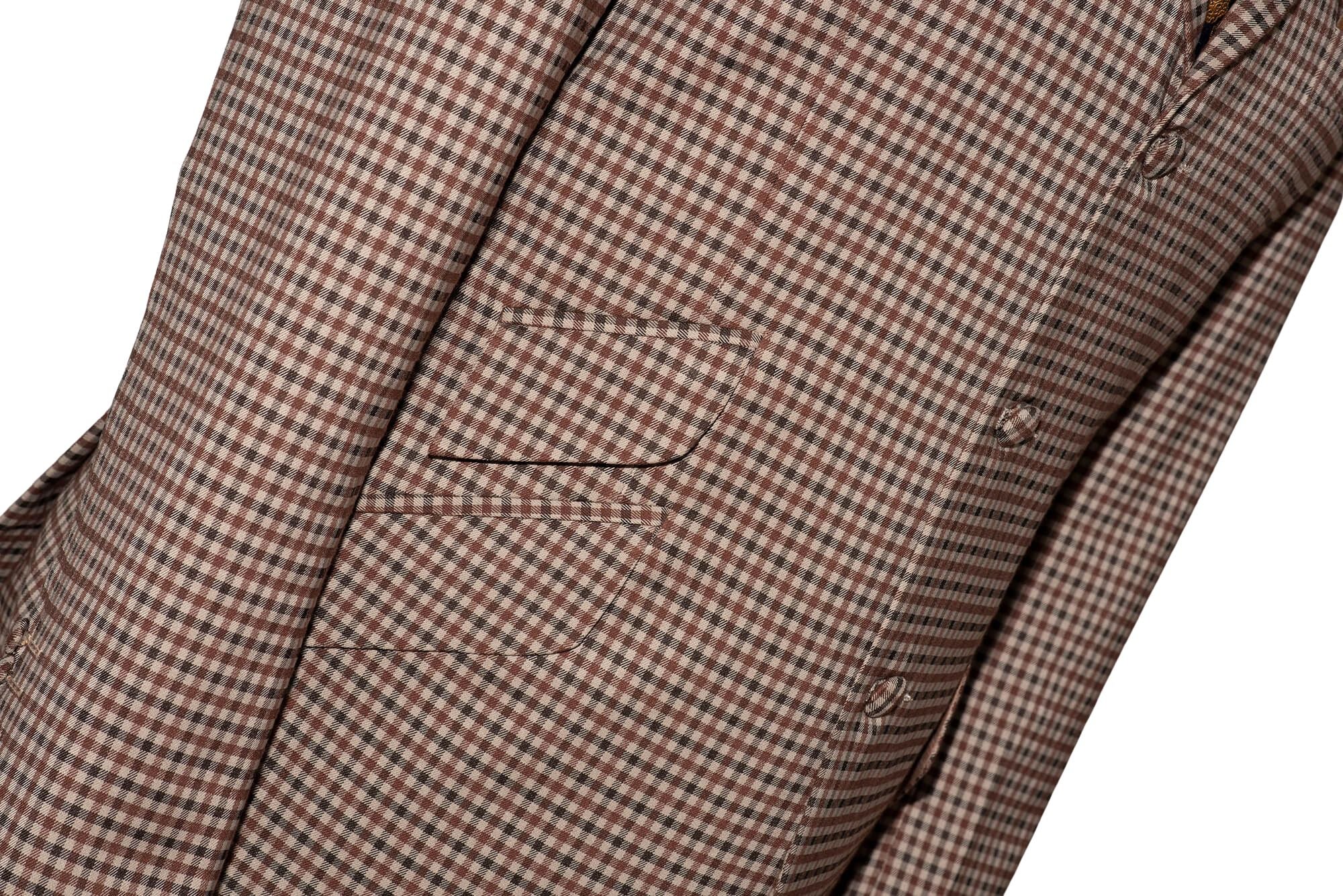Jim Rodford Brown Gingham Check Mod Suit
