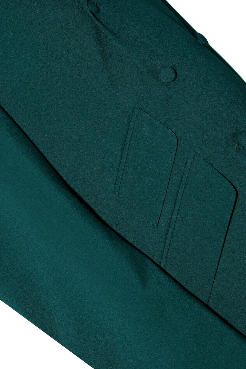 Mick Avory 3/6 Button Green Double Breasted Mod Suit