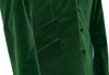 John Steel Bottle Green Velvet 4 Button Mod Blazer