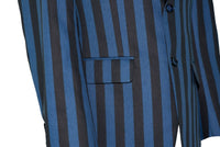 Jimmy Blue & Black Striped Boating Mod Blazer