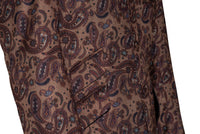 Steve Marriott 65's Brown Contrast Paisley Mod Blazer