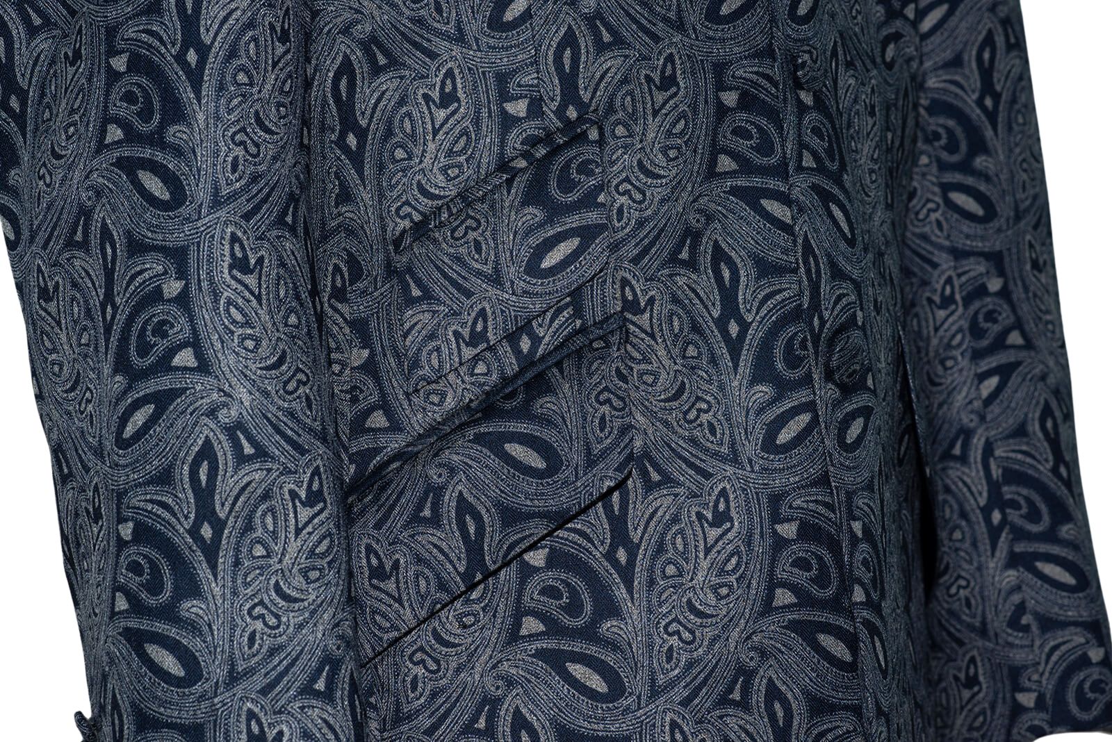 Steve Marriott 60's Navy Blue Paisley Mod Blazer