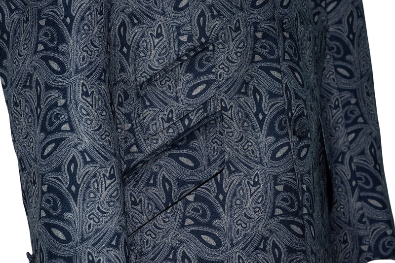 Steve Marriott 60's Navy Blue Paisley Mod Blazer