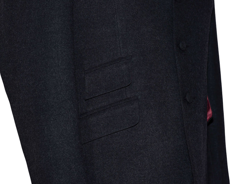 Jimmy Flannel Wool Charcoal Mod Blazer