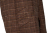 Kenny Jones Tweed Dark Brown Check Winter Mod Blazer