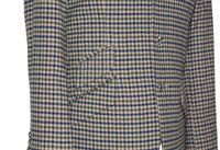 Ian Gibbons Green Gingham Check Wool Suit