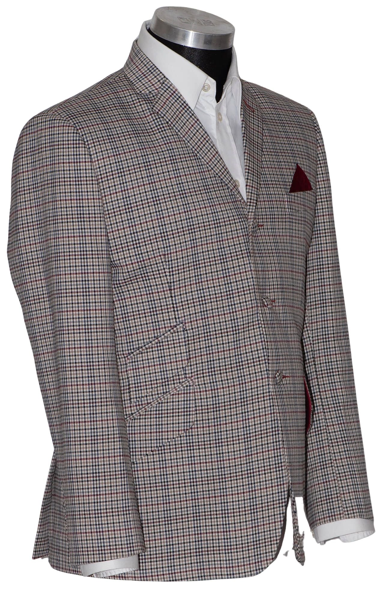 Derek Leckenby Gun Club Check Grey Mod Suit 1960's
