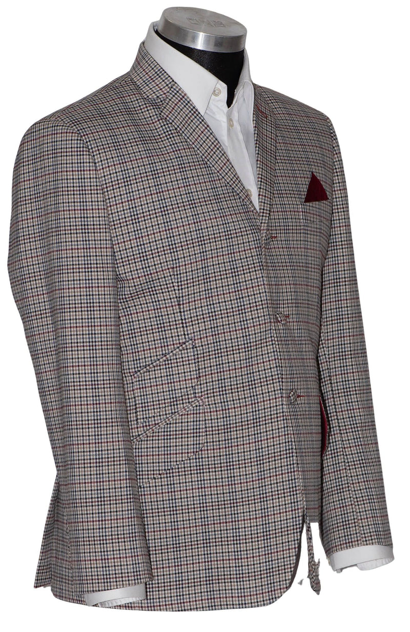 Derek Leckenby Gun Club Check Grey Mod Suit 1960's
