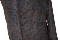 Steve Marriott 65's Navy Blue Contrast Paisley Mod Blazer