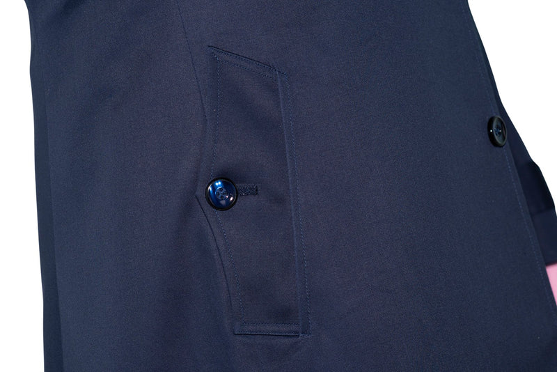 Navy Blue Mac Men's Overcoat