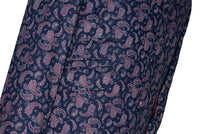 Steve Marriott 60's Navy Blue Purple Paisley Mod Blazer