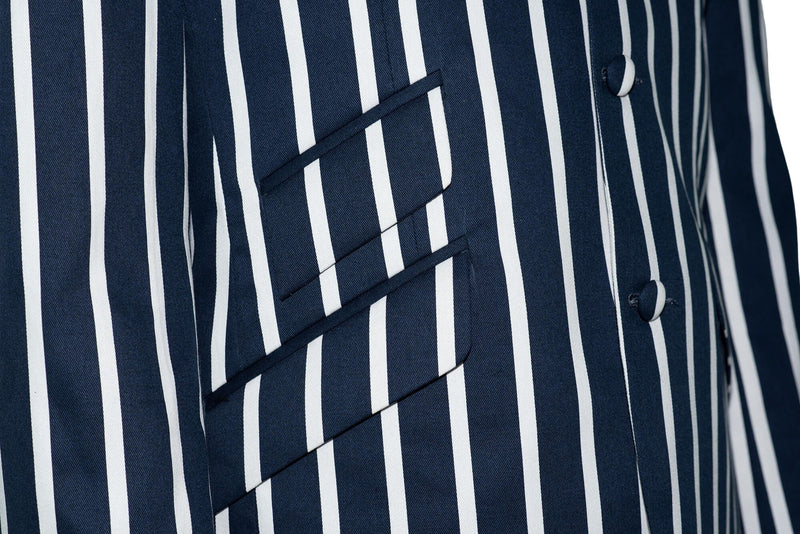 Mod Boating Jacket Pete Townshend Navy & White Stripe Boating Mod Blazer | 1960's Retro ...