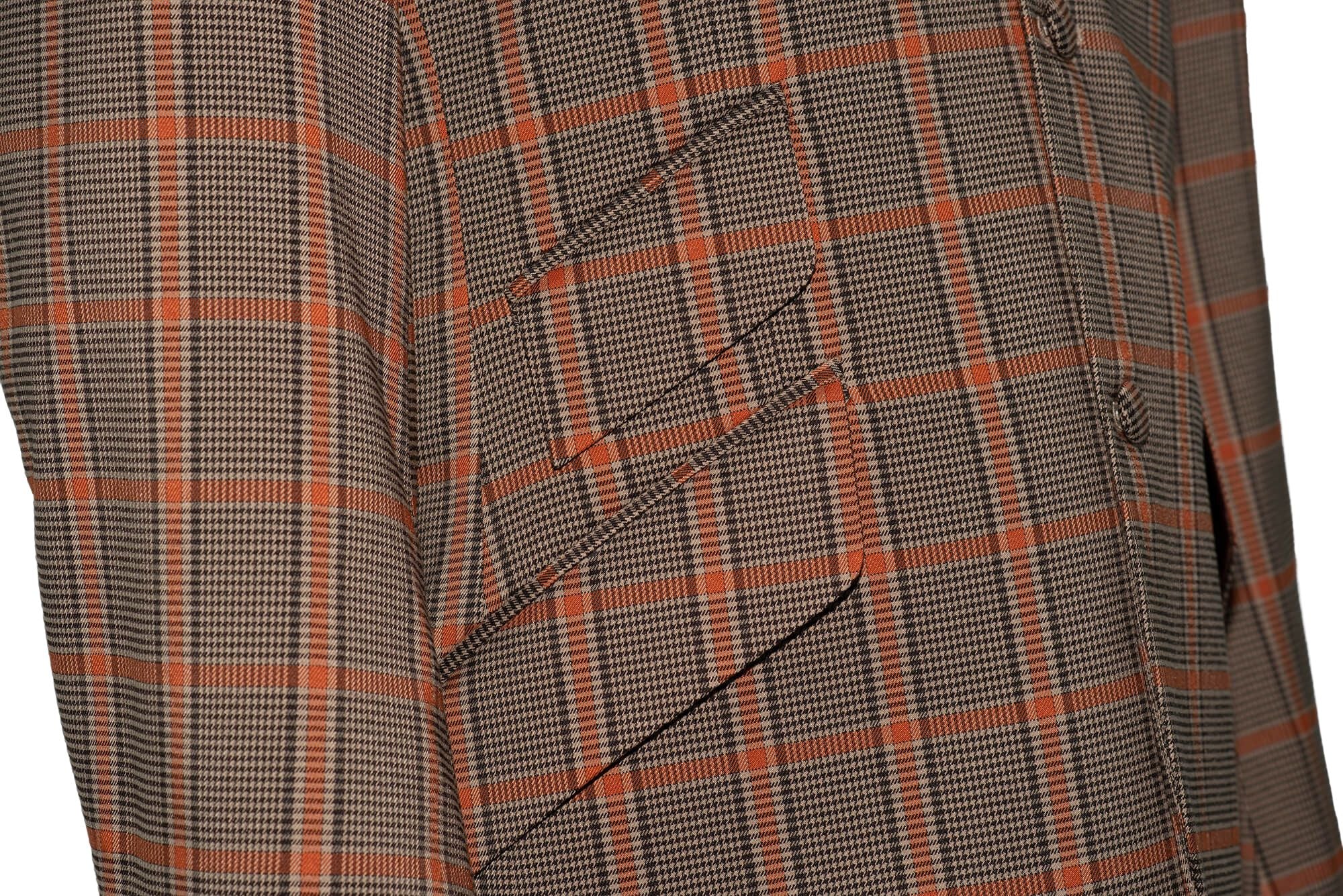 Mick Jagger Orange Check Mod Suit
