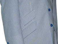 Peak Lapel Jimmy Cotton Sky Blue Striped Summer Mod Blazer