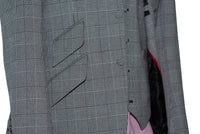Kenney Jones Prince of Wales Grey 3 Piece Mod Suit