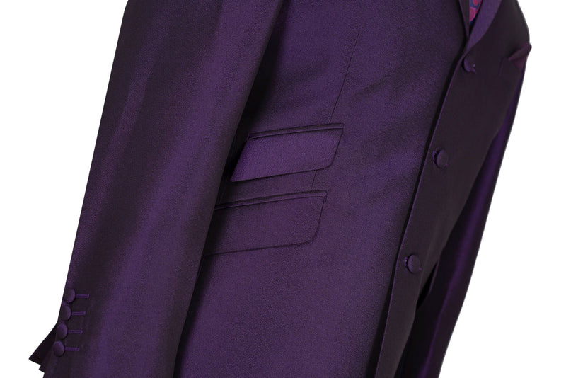 Jimmie Nicol Skinhead 1960s Purple Tonic Suit
