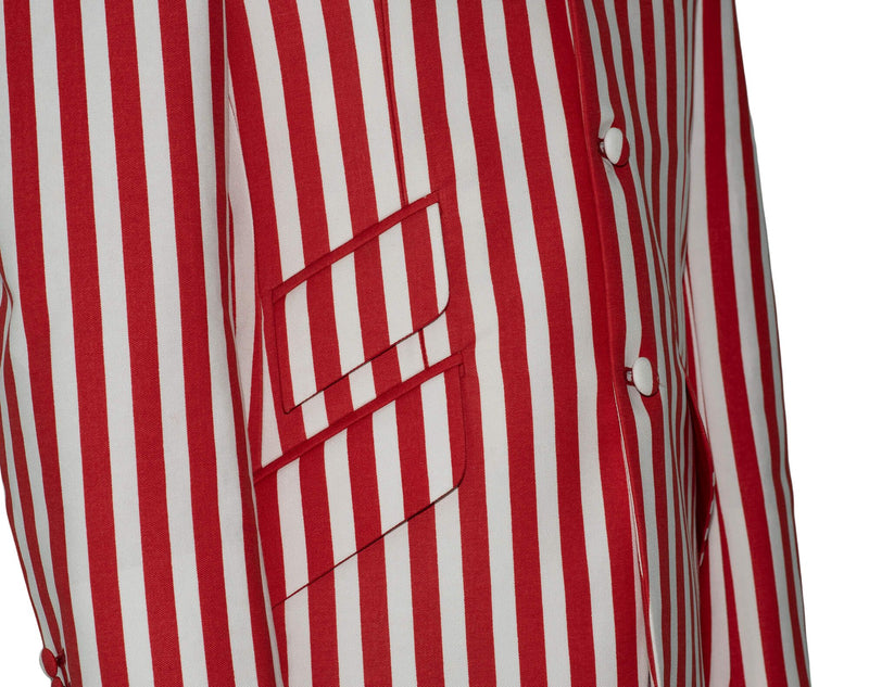 Mod Boating Jacket Ronnie Bond Red & White Stripe Boating Mod Blazer | 1960's Retro Mod ...