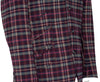 Tommy Moore Multicolor Tartan Check Peak Lapel 4 Button Mod Blazer