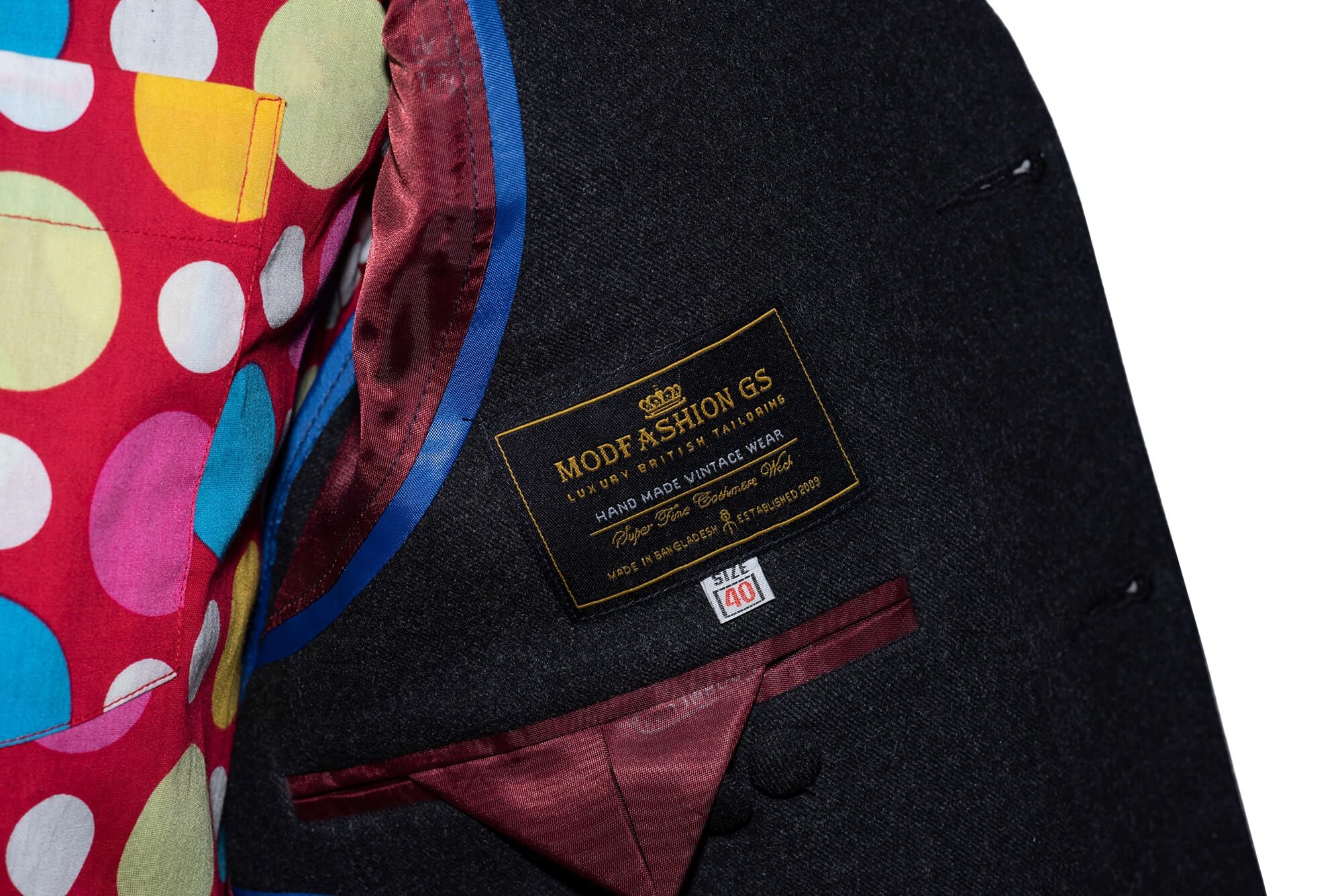 Jimmy Flannel Wool Charcoal Mod Blazer