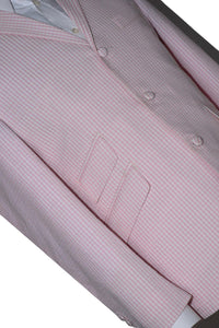 Brian Jones Seersucker Pink Colour Mod Blazer