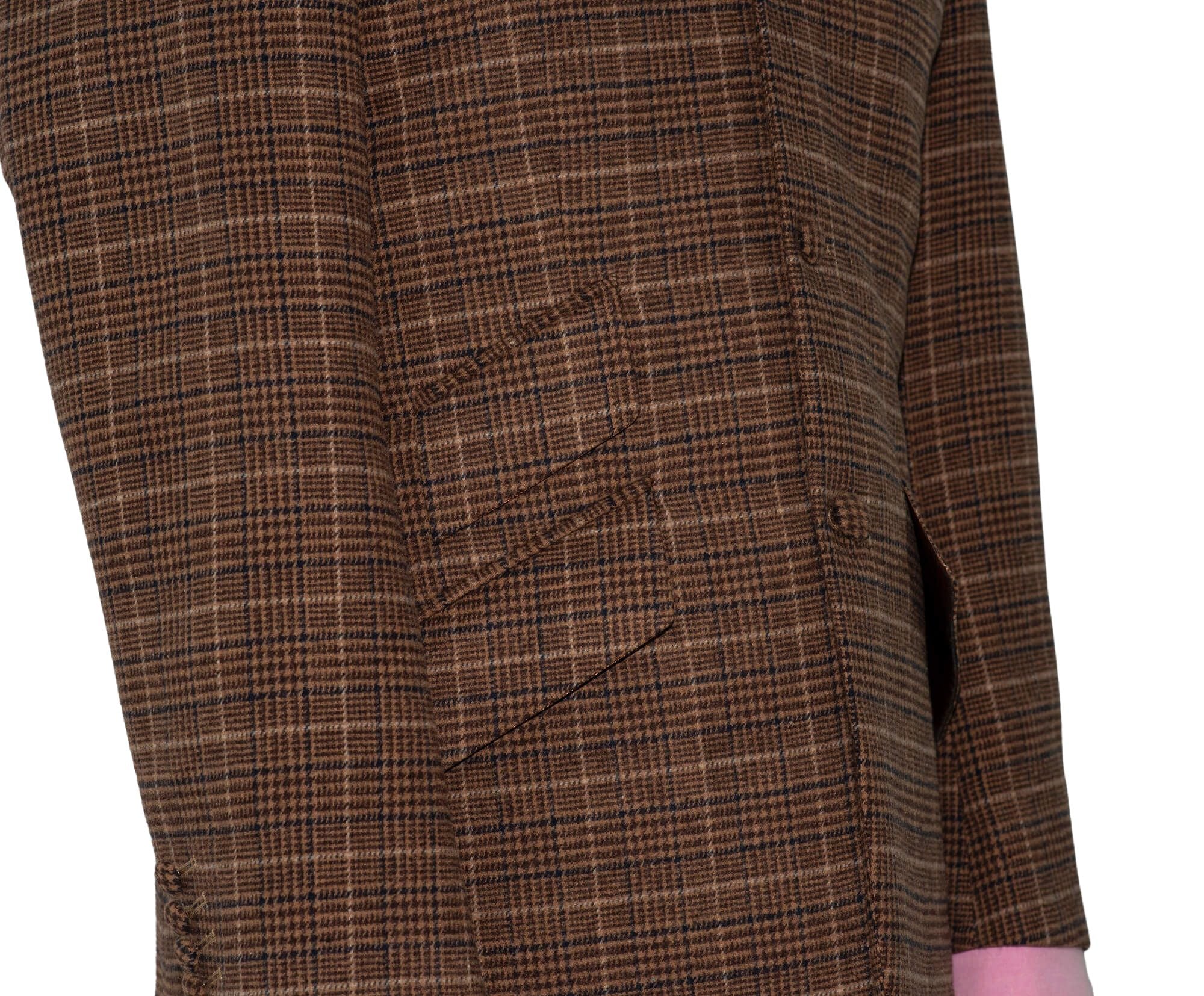 Ricky Huxley Tweed Brown Check Suit 1960's