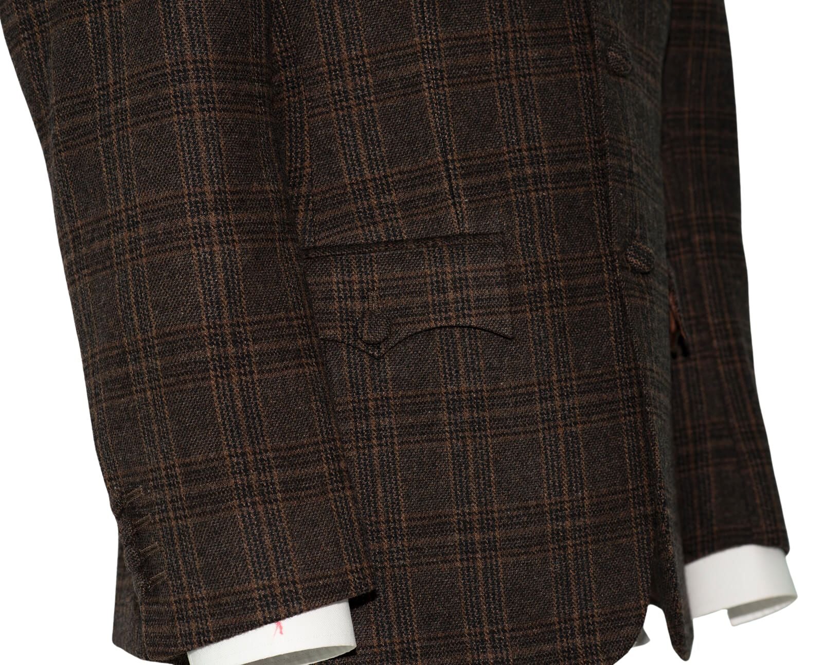 Pete Townshend Tweed Chocolate Brown Mod Jacket