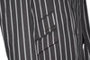 Peter Noone Vintage White & Grey Striped Boating Mod Blazer