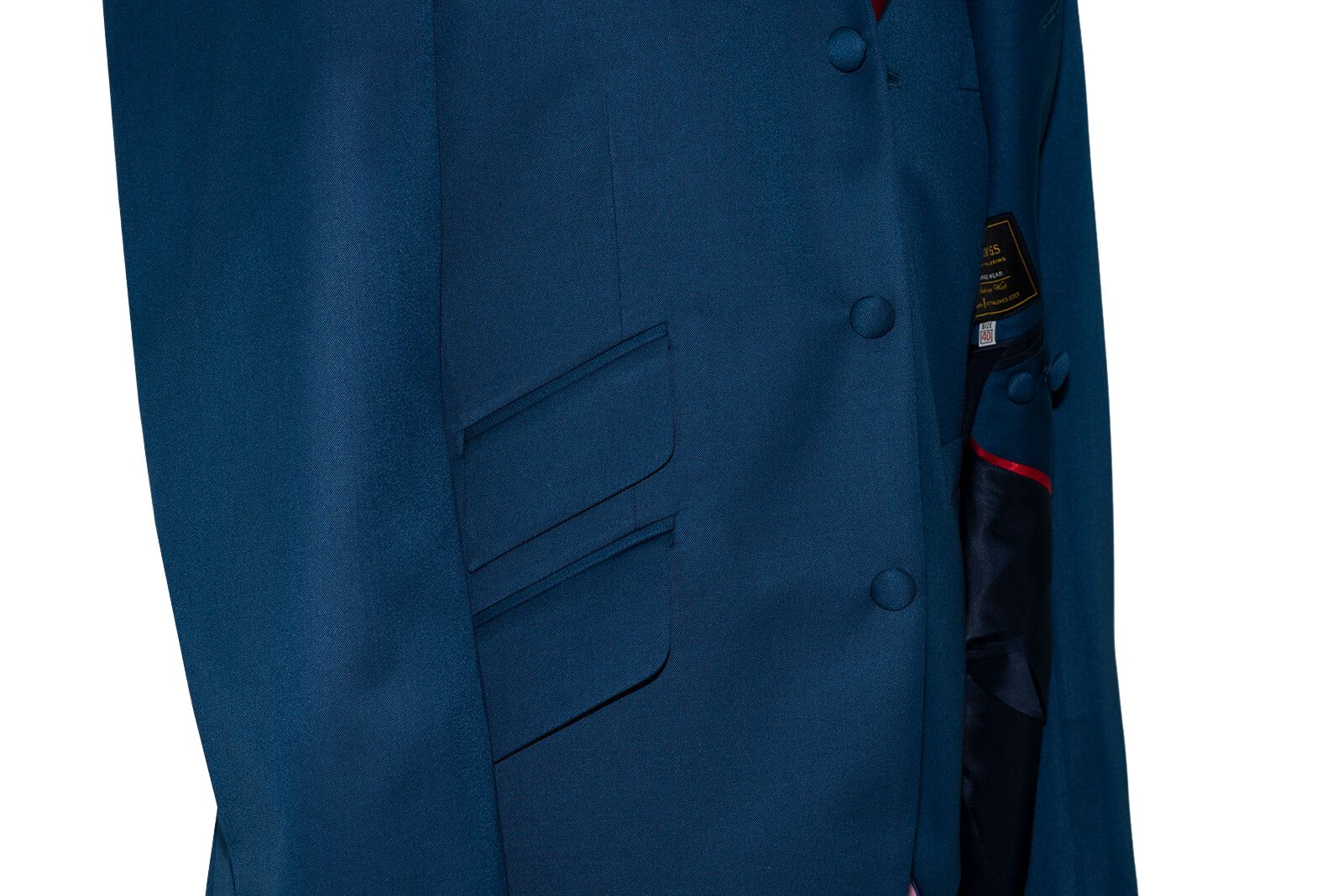Kenny Jones Yale Blue 3 Piece Suit
