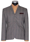 Mohair Prince of Wales Burgundy Grey Vintage Mod Blazer