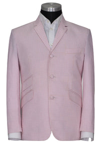 Brian Jones Seersucker Pink Colour Mod Blazer