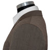 Peter Cowap Flannel Wool Brown Mod Suit